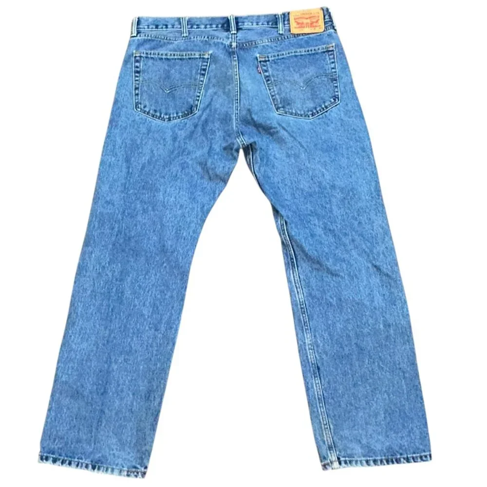 Men's Levi's 505 Medium Wash Denim Jeans Size 38x30‎